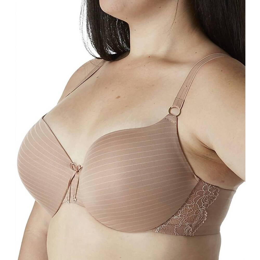 NEW ASHLEY GRAHAM icon underwire t-shirt bra in capuccino